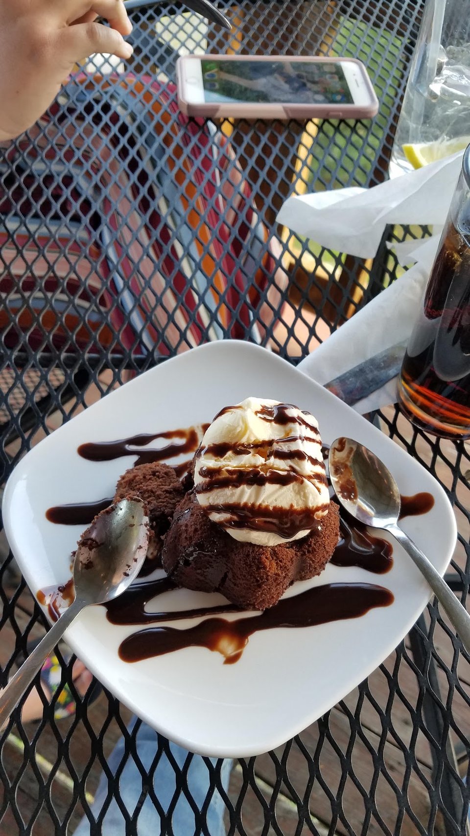 Chocolate Lava Cake with Ice Cream