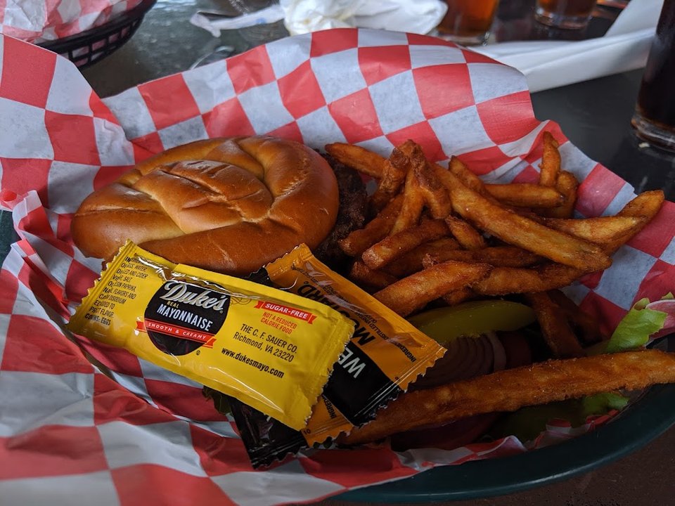 Hamburger and Fries